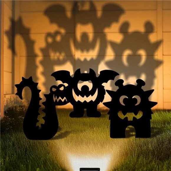 6 Pcs Halloween Yard Signs Decorations Outdoor, Halloween Monster Stakes - Picture 1 of 8